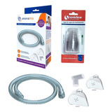 Kit Traqueia Mangueira 02 Mascaras Copinhos Pulmosonic