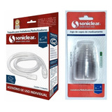 Kit Traqueia mangueira Copo Para Inalador Soniclear