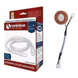 Kit Traqueia Mangueira Cristal C Cabo Soniclear Inalador