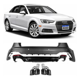 Kit Traseiro Audi A4 Modelo Rs4 Saida Bi Lateral Vo6
