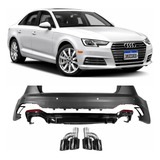 Kit Traseiro Audi A4 Modelo Rs4 Saida Bi Lateral Vo6