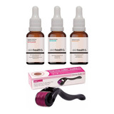 Kit Tratamento Estético Reduz Cicatriz De Acne Dermaroller