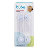 Kit Trava De Segurança Multiuso Flexível 2 Unidades Branco Buba 13920