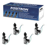Kit Trava Elétrica Universal Tr420 4p Duplo Comando Pósitron