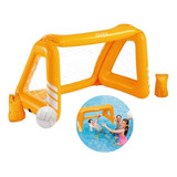 Kit Trave De Futebol Gol Poloaquático Boia Inflável Piscina