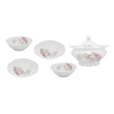 Kit Travessas Saladeiras E Sopeira Eterna 6 Peças Schmidt