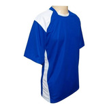 Kit Trb Com 16 Camisas Azul branco E 16 Calções Brancos