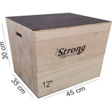 Kit Treino Jump Box Plyo Box Crossfit 16 Escadinha