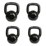 Kit Treino Kettlebell 4 Kg 6 Kg 8 Kg 10 Kg Emborrachados