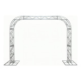 Kit Treliças Box Truss Aluminio Al 25 Torre Circular Lateral