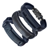 Kit Tres Pulseira Unissex