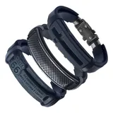 Kit Tres Pulseira Unissex