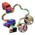 Kit Trilha Maluca 280 Trilhos 2 Carrinhos Pista Gigante 3,5m