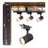 Kit Trilho Eletrificado 15w 3000k 1m Preto Com 3 Spots Led Branco Quente 110v 220v 251931405   Avant