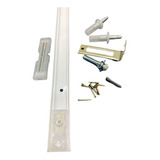 Kit Trilho Para Porta Camarão Alumínio Reforçado 91 X 2 5cm