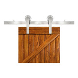 Kit Trilho Porta De Correr Roldana Aparente 2 5m Até 100kg
