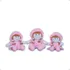 Kit Trio Boneca Pano Para Nicho E Decoração Quarto De Menina