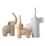 Kit Trio Escultura Elefantes