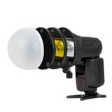 Kit Triopo Colmeia Gel Filtros Difusor Para Flash Speedlight