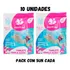 Kit Tripla Ação P/ Piscina 10 Pastilhas Tabletes Cloro 200g