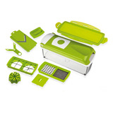 Kit Triturador De Vegetais Genius Nicer Dicer Plus Verde