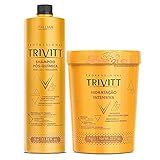 Kit Trivitt Shampoo Pós Química 1l + Hidratação Intensiva 1kg - Itallian