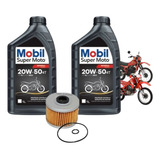 Kit Troca 2 L Oleo Motor Filtro Honda Xlx 350 R 350r 1997