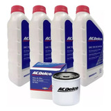 Kit Troca 4l Óleo 5w30 E Filtro Acdelco Spin 2013 A 2022 Gm