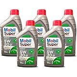Kit Troca 5 L Óleo De Motor Sae 5w30 Mobil Super Dexos 1 Api Sp Ilsac Gf-6a Sintetico