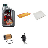 Kit Troca Óleo 15w40 Para Fiat Cinquecento 1.4 8v 2012-2014