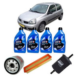 Kit Troca Óleo Elf 10w40 Para Renault Clio 1.0 2005 A 2012