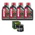 Kit Troca De Óleo Motul + Filtro Honda Xl 1000v Varadero