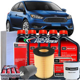 Kit Troca De Oleo 5w20 Sintético 8a Revisão 80000 Km Ford New Focus 2 0 16v Direct Flex 2014 2015 2016 2017 2018 2019