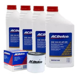 Kit Troca De Óleo 5w30 Sintético   Filtro Chevrolet Acdelco
