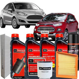 Kit Troca De Oleo Ford Motorcraft 5w30 100 Sintetico Filtros E Cabine Ford New Fiesta 1 5 16v E 1 6 16v Após 2014