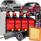 Kit Troca De Oleo Ford Motorcraft 5w30 100 Sintetico Filtros E Cabine Ford New Fiesta 1 5 16v E 1 6 16v Após 2014