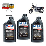 Kit Troca De Óleo Mobil 20w50 Honda Cb 400 Cb 450 Filtro