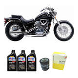 Kit Troca De Óleo Mobil Honda Shadow 600 Filtro