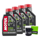 Kit Troca De Óleo Motul Kawasaki Z750 z800 z1000 Filtro