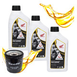 Kit Troca De Oleo Shadow 600 3 Litros Honda 20w50 Filtro