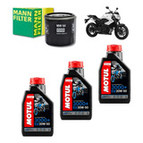 Kit Troca De Oleo Yamaha Xj6 3l Motul 20w50 3000 C Filtro
