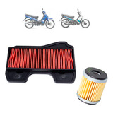 Kit Troca Filtro Ar E Óleo Yamaha Crypton 115 2010 A 2014