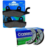 Kit Troca Freio Cobreq Pastilha Lona Cbx 250 Twister Cb300