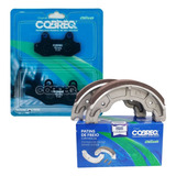 Kit Troca Freio Cobreq Pastilha Lona Cbx 250 Twister Cb300