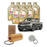 Kit Troca Óleo 0w30 Filtro Amarok V6 2019 2020 2021 22 Orig