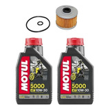 Kit Troca Óleo 2l Motul 5000 10w30 Filtro Honda Cb300 Xre300