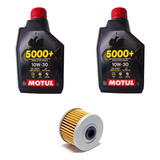 Kit Troca Óleo 2l Motul5000 10w30 Filtro Honda Cb300 Xre300