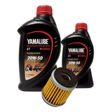 Kit Troca Óleo 2l Yamalub 20w50 Filtro Yamaha Fazer 250