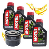 Kit Troca Oleo E Filtro Bmw F800 Gs Motul 5100 15w50