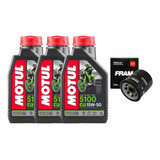 Kit Troca Oleo E Filtro Bmw F800gs Motul 5100 15w50